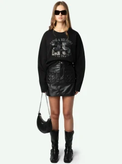 Cheap Zadig & Voltaire Arvene Diamanté SweatshirtNEW Grischineclair